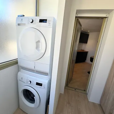 아파트 Les Pins - Sea View - 4 People - Parking 주앙레핑