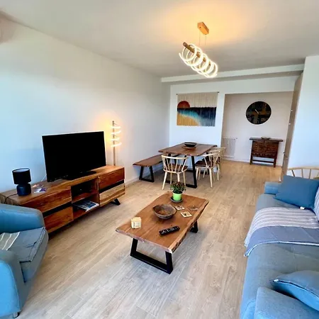 Les Pins - Sea View - 4 People - Parking 아파트 주앙레핑