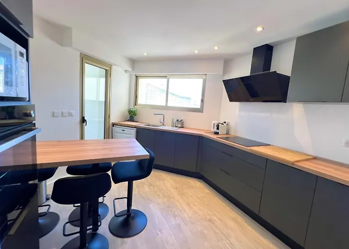 Les Pins - Sea View - 4 People - Parking Lägenhet Juan-les-Pins