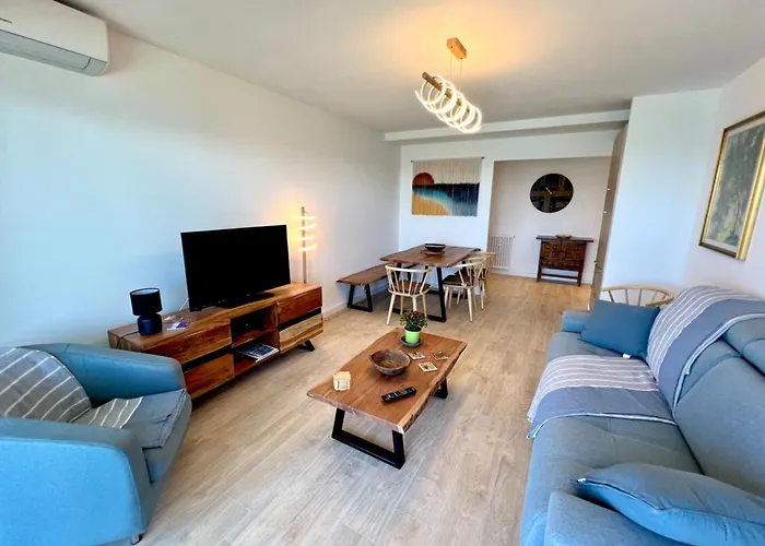 Les Pins - Sea View - 4 People - Parking Apartment Juan-les-Pins