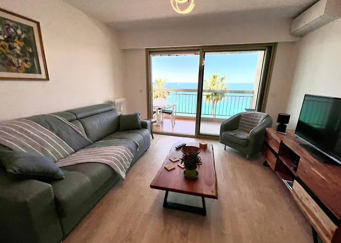 Lägenhet Les Pins - Sea View - 4 People - Parking *